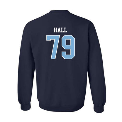 UNC - NCAA Football : Anthony Hall - Sports Shersey Crewneck Sweatshirt-1