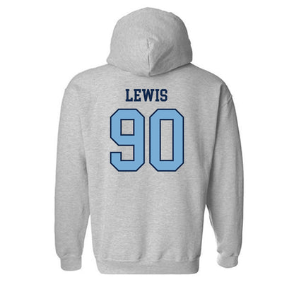 UNC - NCAA Football : Xavier Lewis - Sports Shersey Hooded Sweatshirt-1