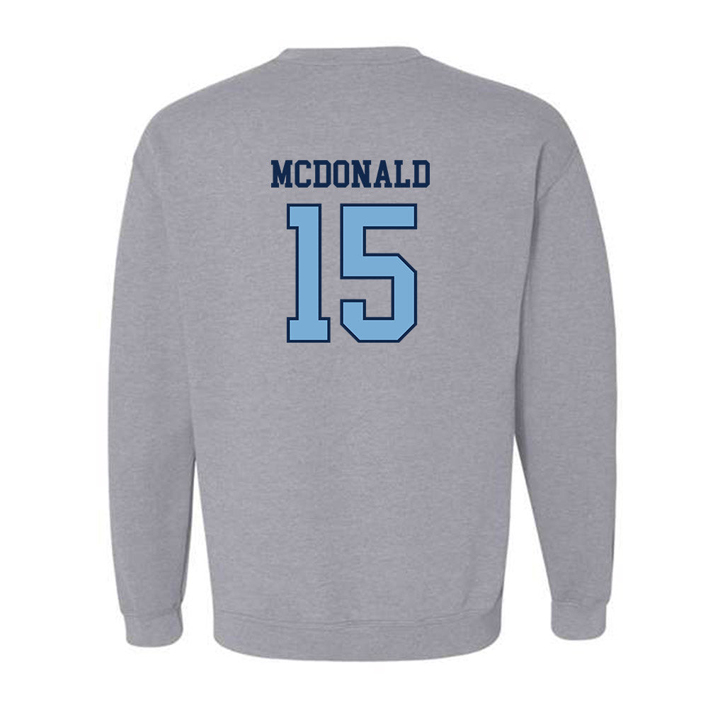 UNC - NCAA Football : Derek McDonald - Sports Shersey Crewneck Sweatshirt-1