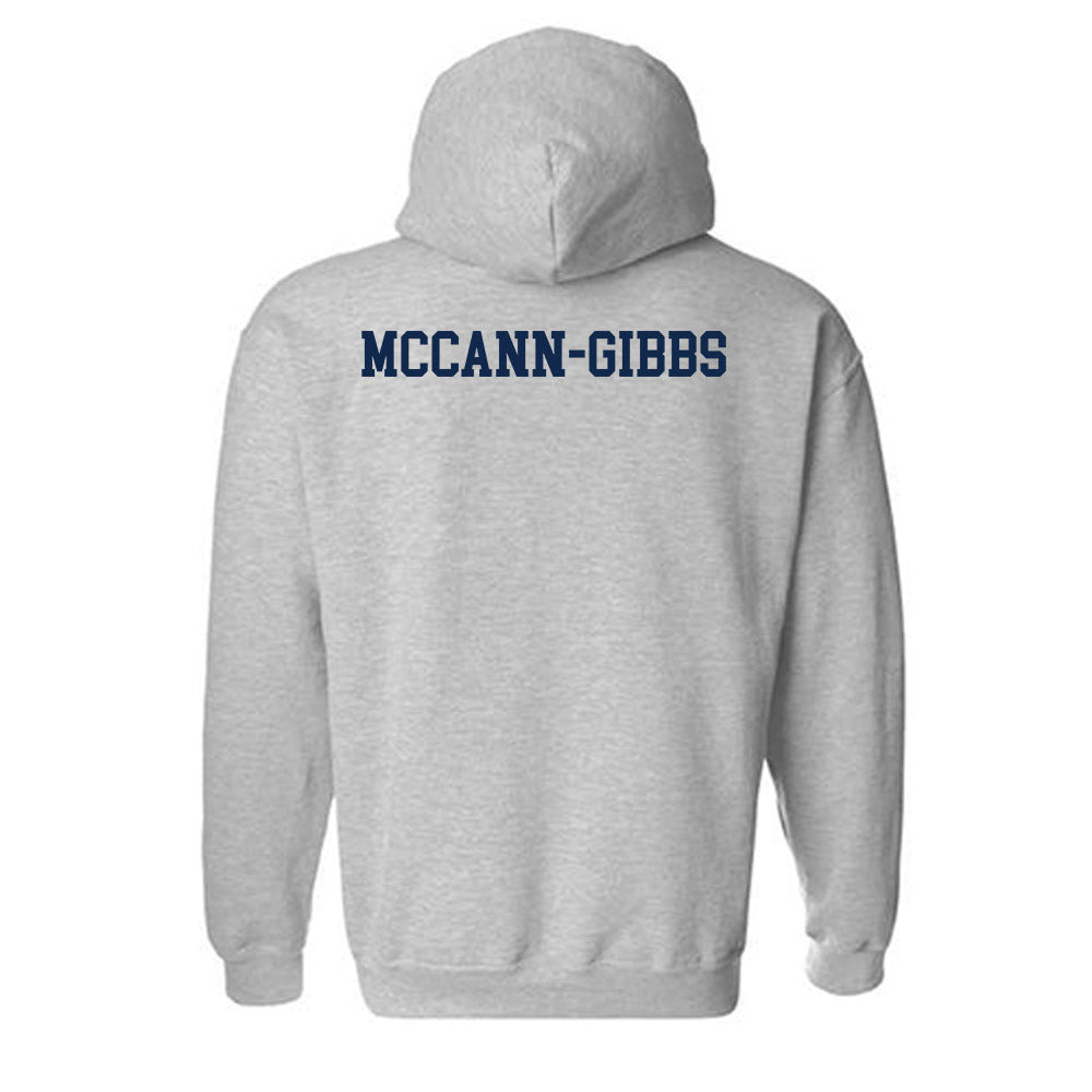UNC - NCAA Football : Adam McCann-Gibbs - Sports Shersey Hooded Sweatshirt-1