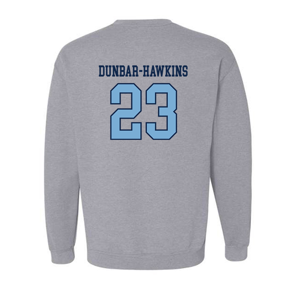UNC - NCAA Football : Khristian Dunbar-Hawkins - Sports Shersey Crewneck Sweatshirt-1