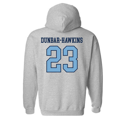 UNC - NCAA Football : Khristian Dunbar-Hawkins - Sports Shersey Hooded Sweatshirt-1