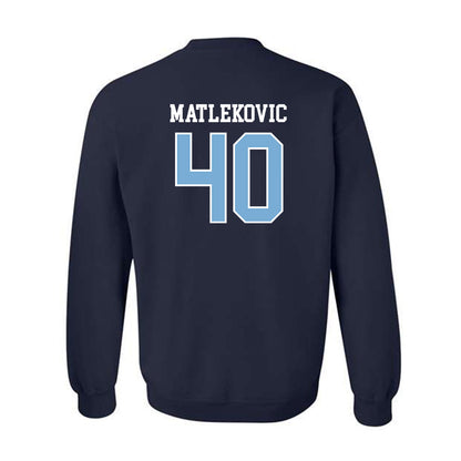 UNC - NCAA Men's Basketball : Ivan Matlekovic - Sports Shersey Crewneck Sweatshirt-1