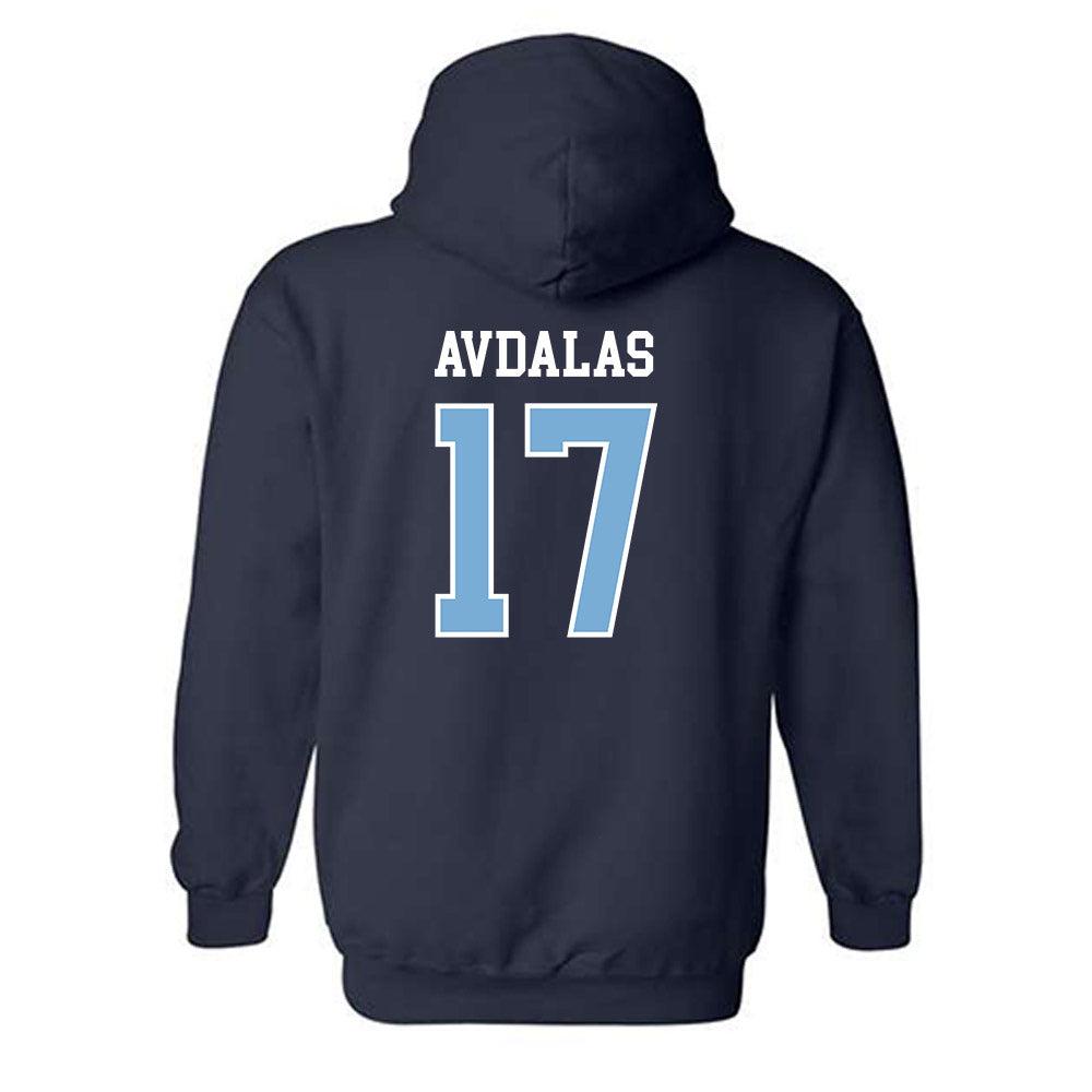 UNC - NCAA Men's Basketball : Neoklis Avdalas - Sports Shersey Hooded Sweatshirt-1