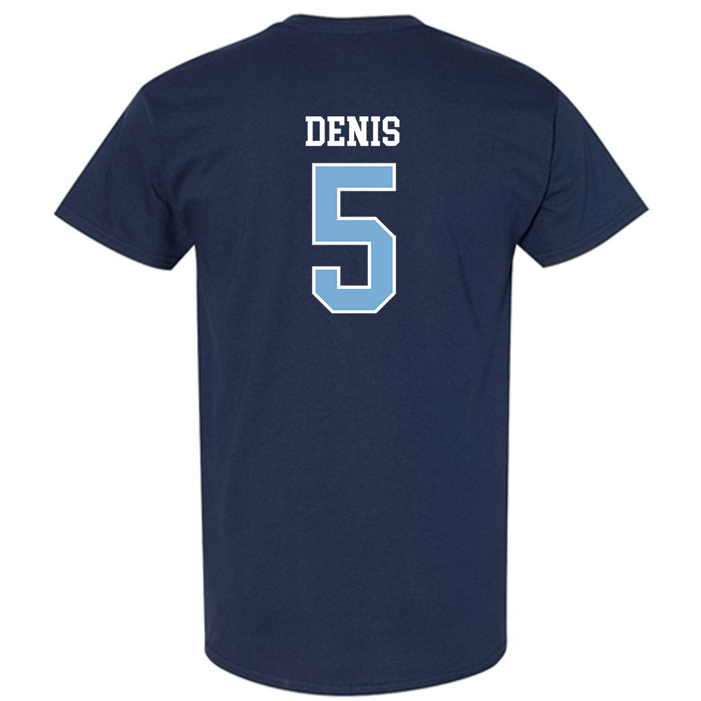 UNC - NCAA Men's Basketball : Isaiah Denis - Sports Shersey T-Shirt-1