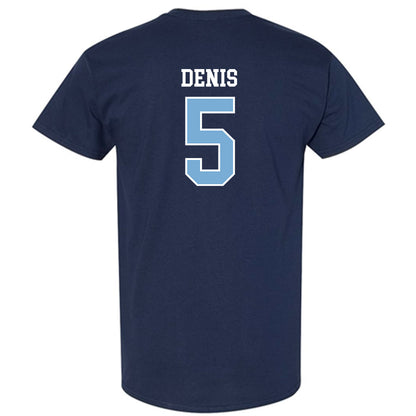 UNC - NCAA Men's Basketball : Isaiah Denis - Sports Shersey T-Shirt-1