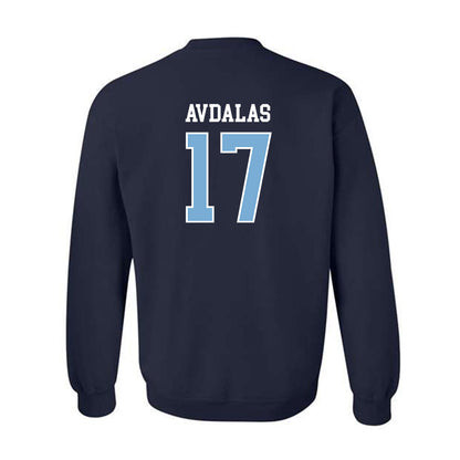 UNC - NCAA Men's Basketball : Neoklis Avdalas - Sports Shersey Crewneck Sweatshirt-1