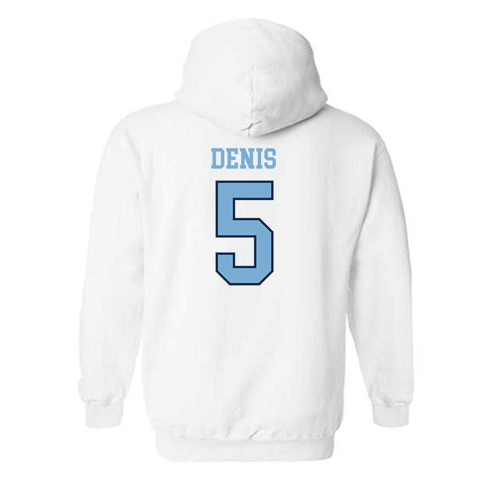 UNC - NCAA Men's Basketball : Isaiah Denis - Sports Shersey Hooded Sweatshirt-1