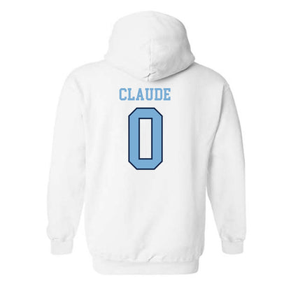 UNC - NCAA Men's Basketball : Tyzhaun Claude - Sports Shersey Hooded Sweatshirt-1