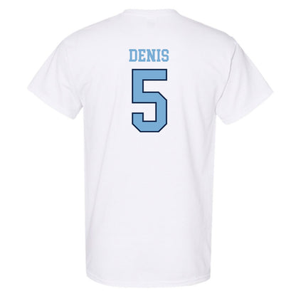 UNC - NCAA Men's Basketball : Isaiah Denis - Sports Shersey T-Shirt-1