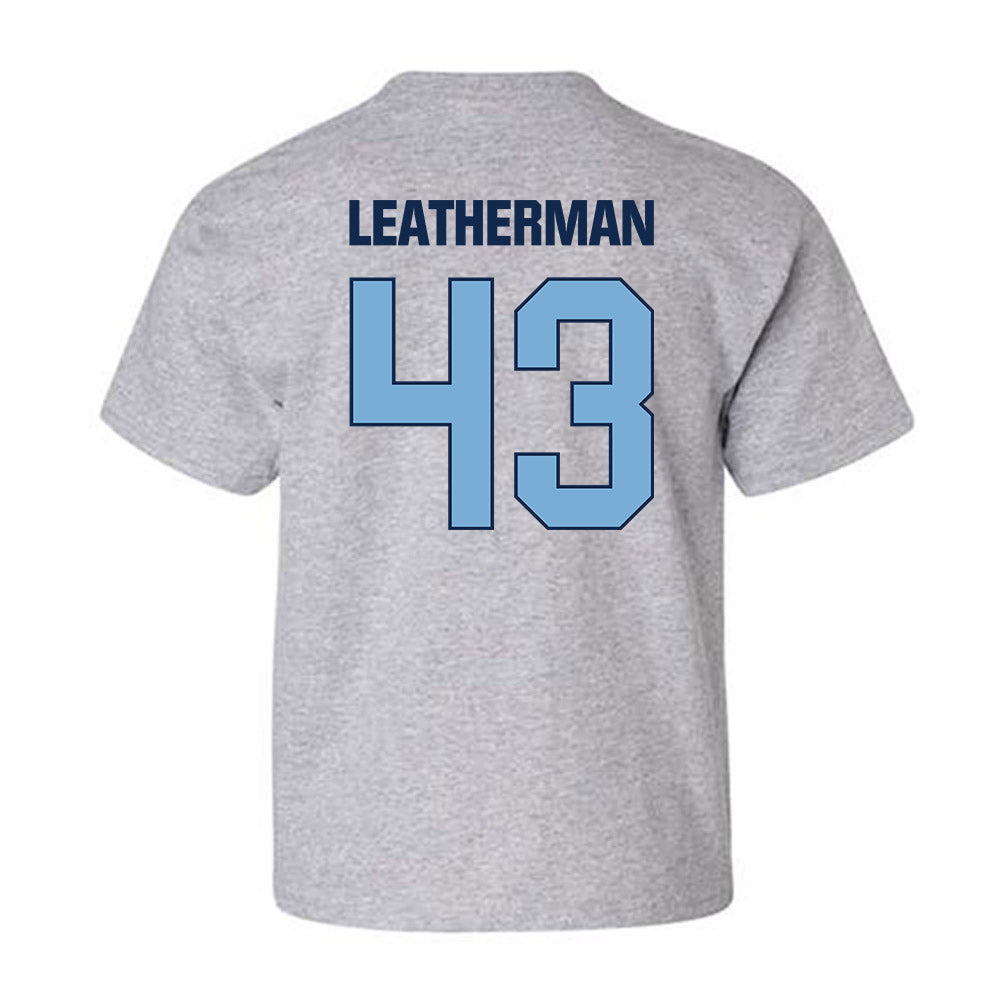 UNC - NCAA Baseball : Riley Leatherman - Sports Shersey Youth T-Shirt-1