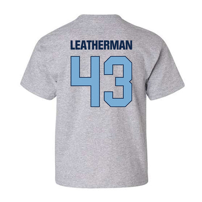 UNC - NCAA Baseball : Riley Leatherman - Sports Shersey Youth T-Shirt-1