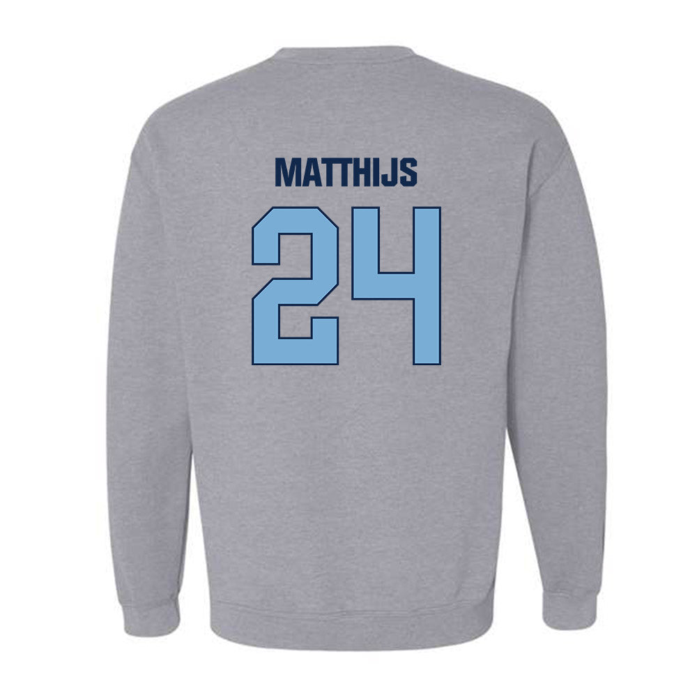 UNC - NCAA Baseball : Matthew Matthijs - Sports Shersey Crewneck Sweatshirt-1