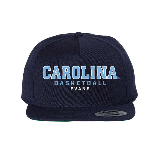 UNC - NCAA Men's Basketball : Kyan Evans - Snapback Hat-0