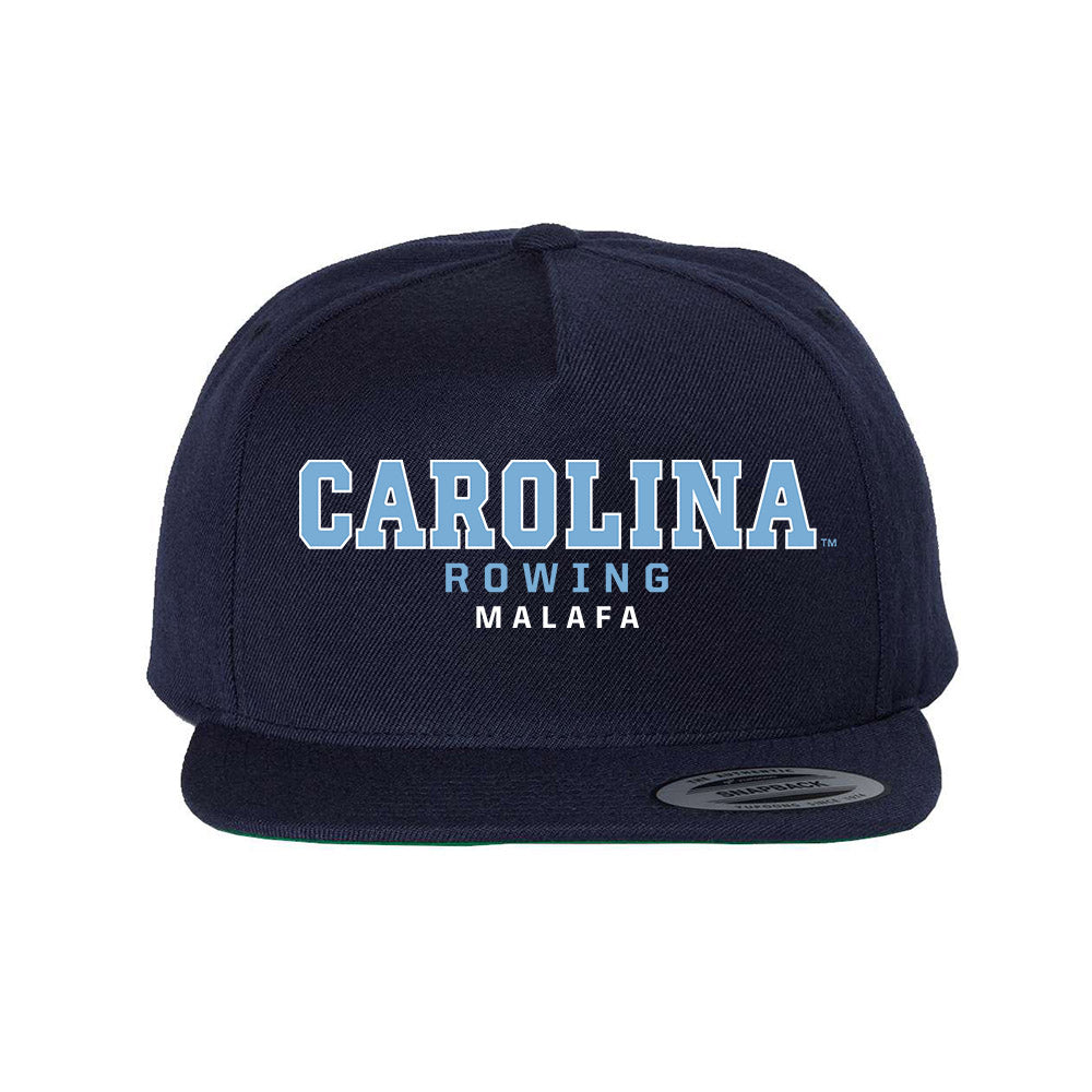 UNC - NCAA Women's Rowing : Ella Malafa - Snapback Hat-0
