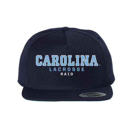 UNC - NCAA Men's Lacrosse : Anthony Raio - Snapback Hat-0