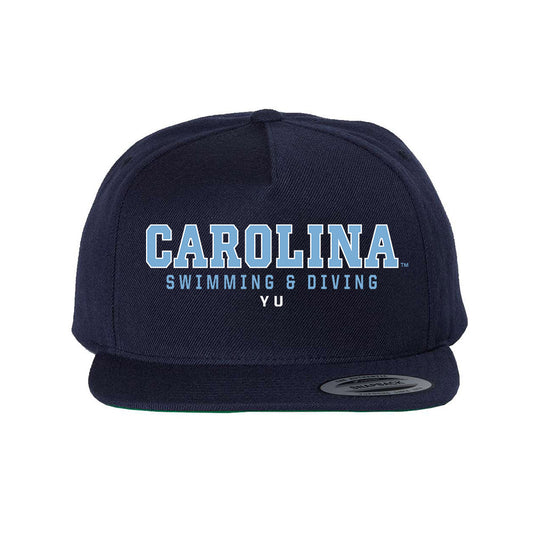 UNC - NCAA Men's Swimming & Diving : Yofang Yu - Snapback Hat-0