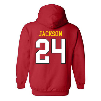 Maryland - NCAA Football : Amari Jackson - Classic Shersey Hooded Sweatshirt-1