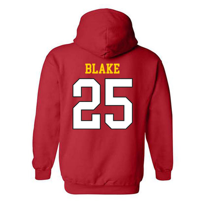 Maryland - Men's Basketball Alumni : Steve Blake - Classic Shersey Hooded Sweatshirt-1
