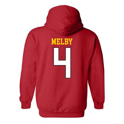 Maryland - NCAA Women's Volleyball : Haley Melby - Classic Shersey Hooded Sweatshirt-1