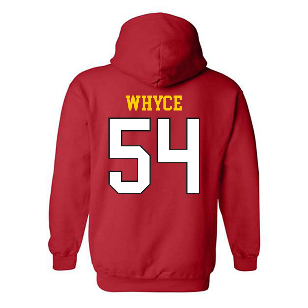 Maryland - NCAA Football : JaMarcus Whyce - Classic Shersey Hooded Sweatshirt-1