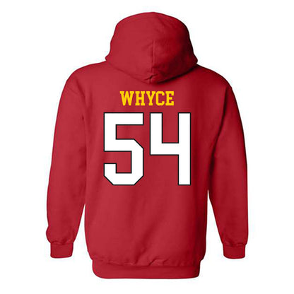Maryland - NCAA Football : JaMarcus Whyce - Classic Shersey Hooded Sweatshirt-1