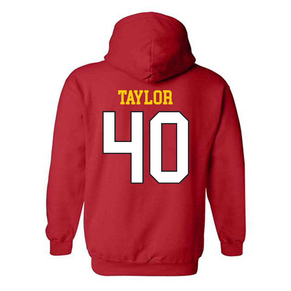 Maryland - NCAA Football : Nahsir Taylor - Classic Shersey Hooded Sweatshirt-1