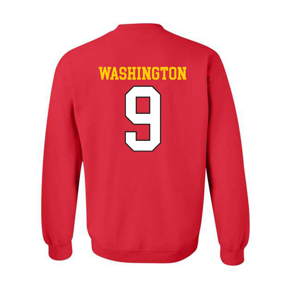 Maryland - NCAA Men's Basketball : Solomon Washington - Classic Shersey Crewneck Sweatshirt-1