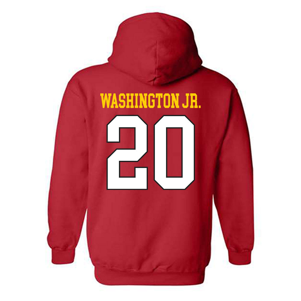 Maryland - NCAA Football : Ontario Washington Jr. - Classic Shersey Hooded Sweatshirt-1