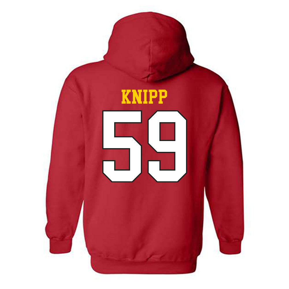 Maryland - NCAA Football : Rory Knipp - Classic Shersey Hooded Sweatshirt-1
