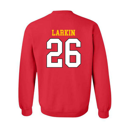 Maryland - NCAA Men's Lacrosse : AJ Larkin - Classic Shersey Crewneck Sweatshirt-1
