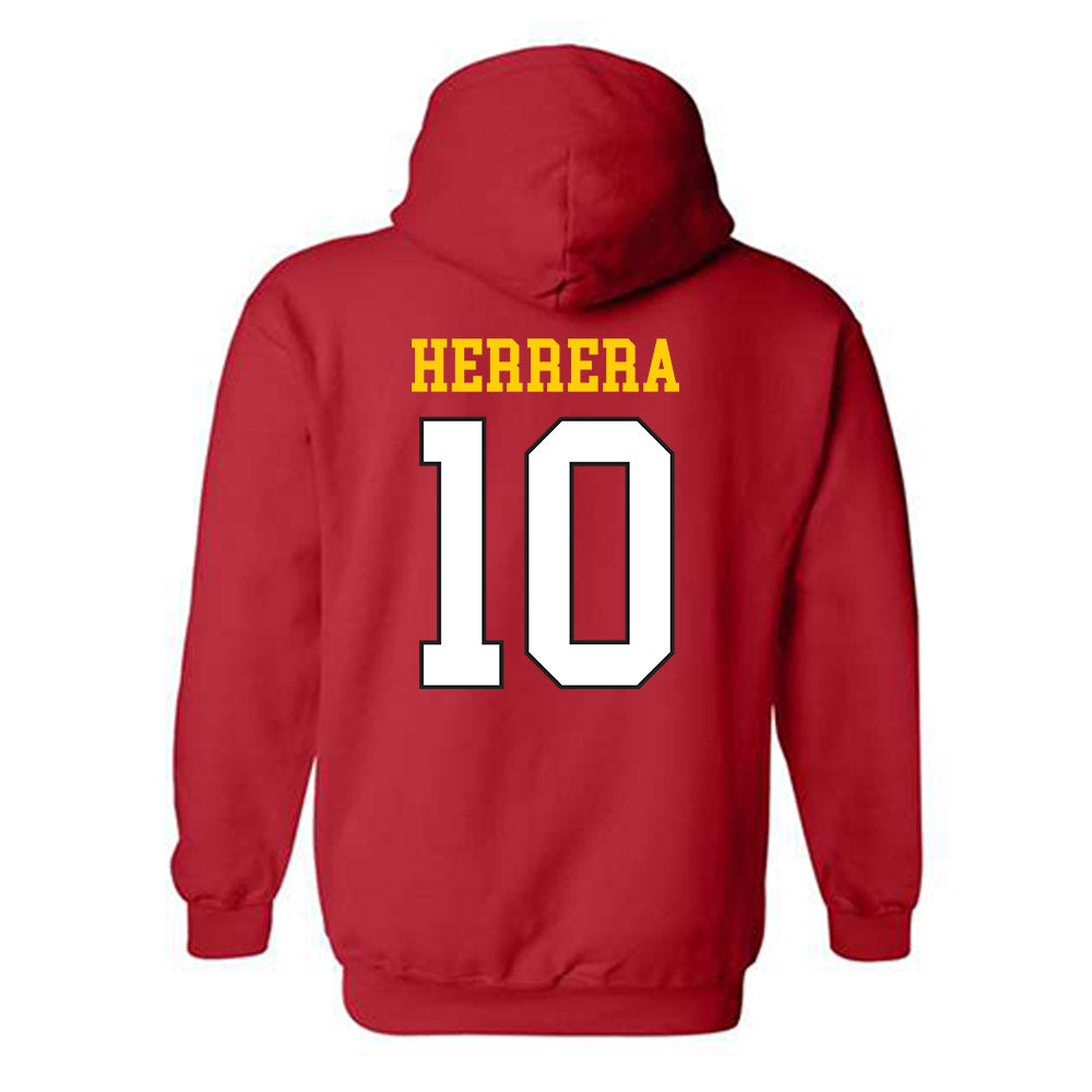 Maryland - NCAA Women's Lacrosse : Sofia Herrera - Classic Shersey Hooded Sweatshirt-1