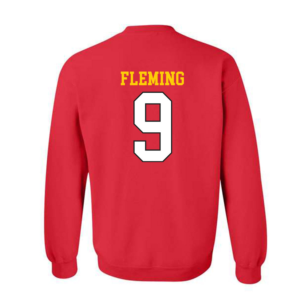 Maryland - NCAA Football : Dorian Fleming - Classic Shersey Crewneck Sweatshirt-1