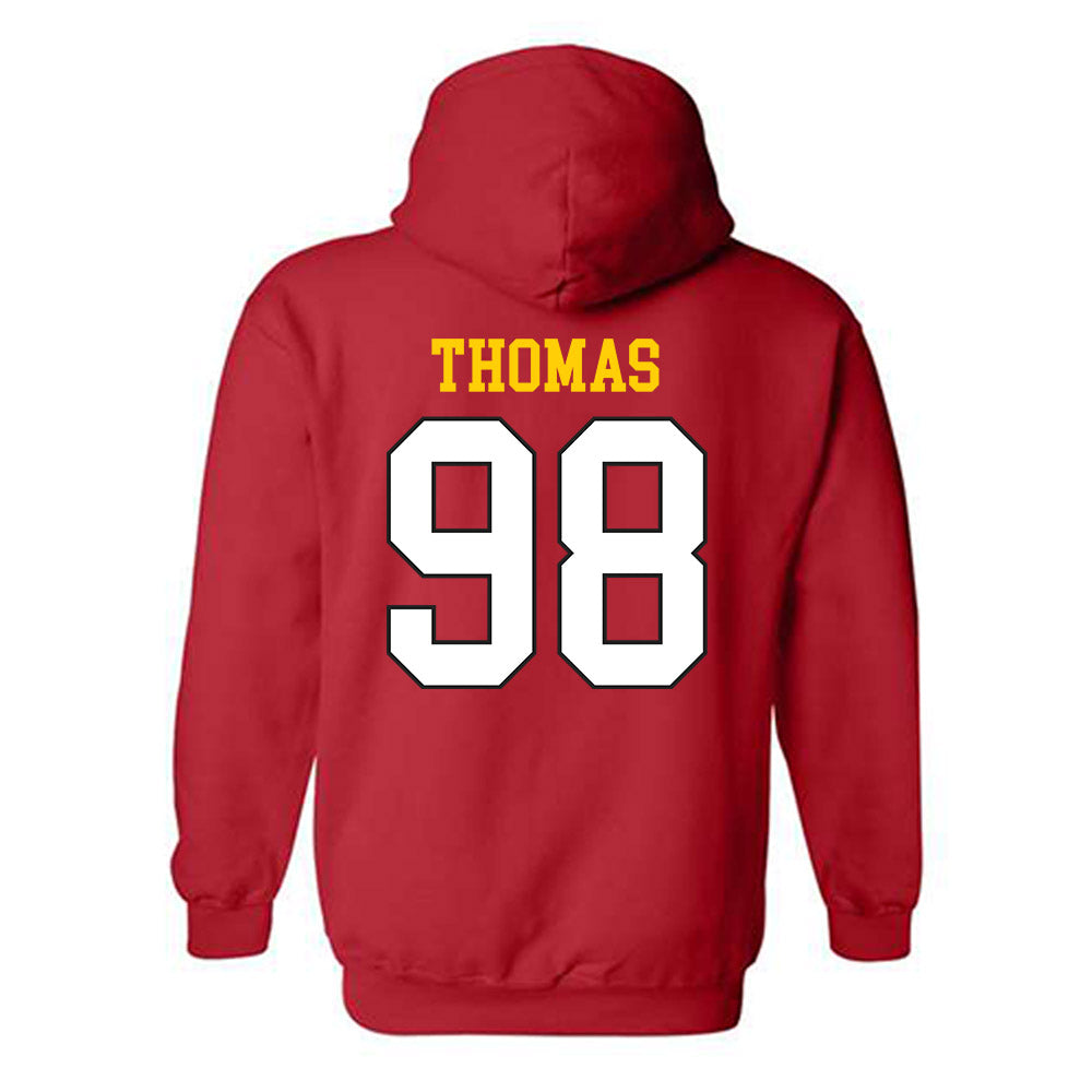 Maryland - NCAA Football : Eyan Thomas - Classic Shersey Hooded Sweatshirt-1