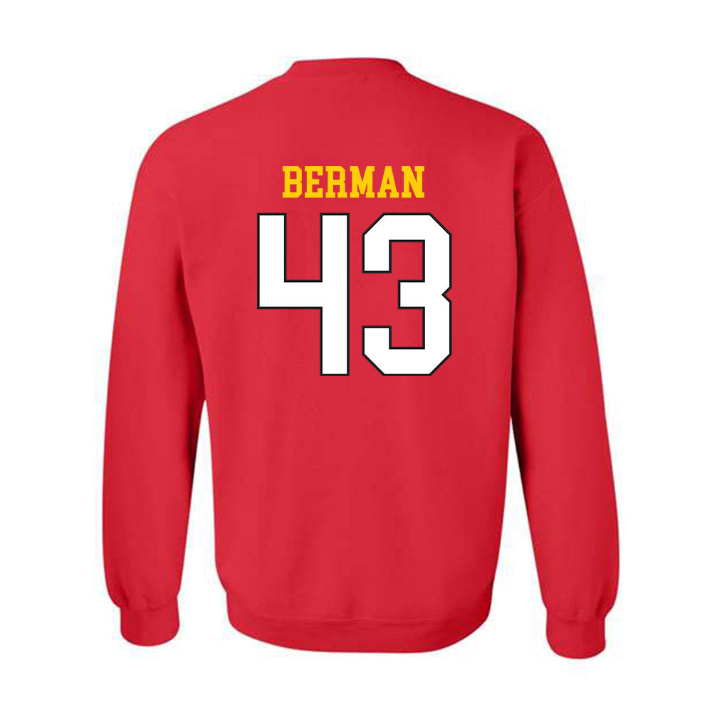 Maryland - NCAA Baseball : Sammy Berman - Classic Shersey Crewneck Sweatshirt-1