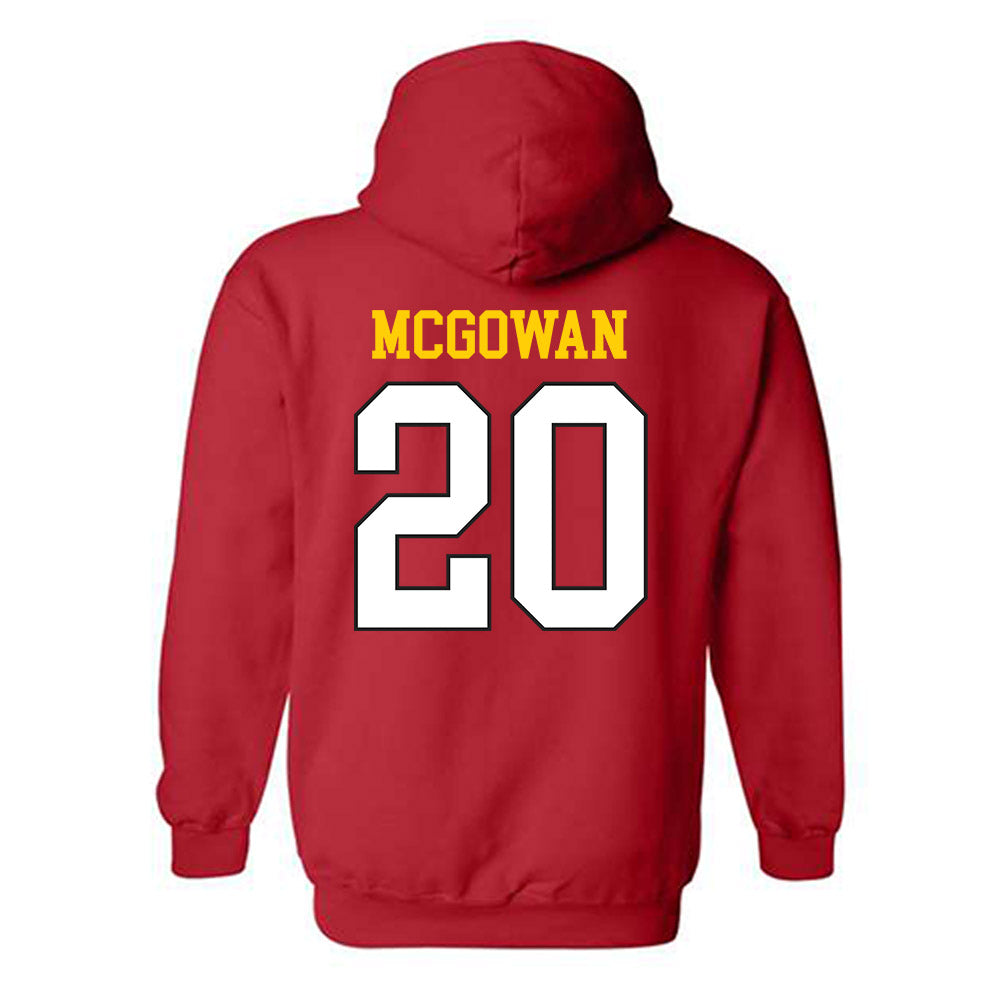 Maryland - NCAA Softball : Anna McGowan - Classic Shersey Hooded Sweatshirt-1