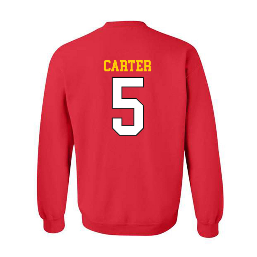 Maryland - NCAA Football : Kaden Carter - Classic Shersey Crewneck Sweatshirt-1