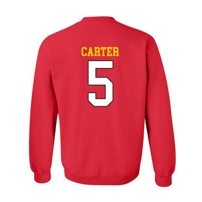 Maryland - NCAA Football : Kaden Carter - Classic Shersey Crewneck Sweatshirt-1