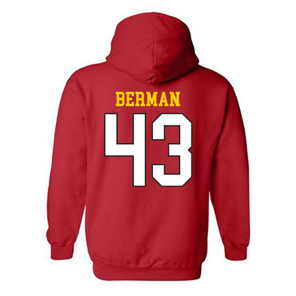 Maryland - NCAA Baseball : Sammy Berman - Classic Shersey Hooded Sweatshirt-1