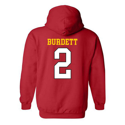 Maryland - NCAA Men's Soccer : Luke Burdett - Classic Shersey Hooded Sweatshirt-1