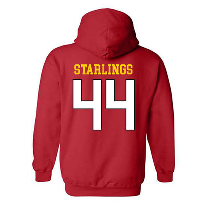 Maryland - NCAA Football : Joel Starlings - Classic Shersey Hooded Sweatshirt-1