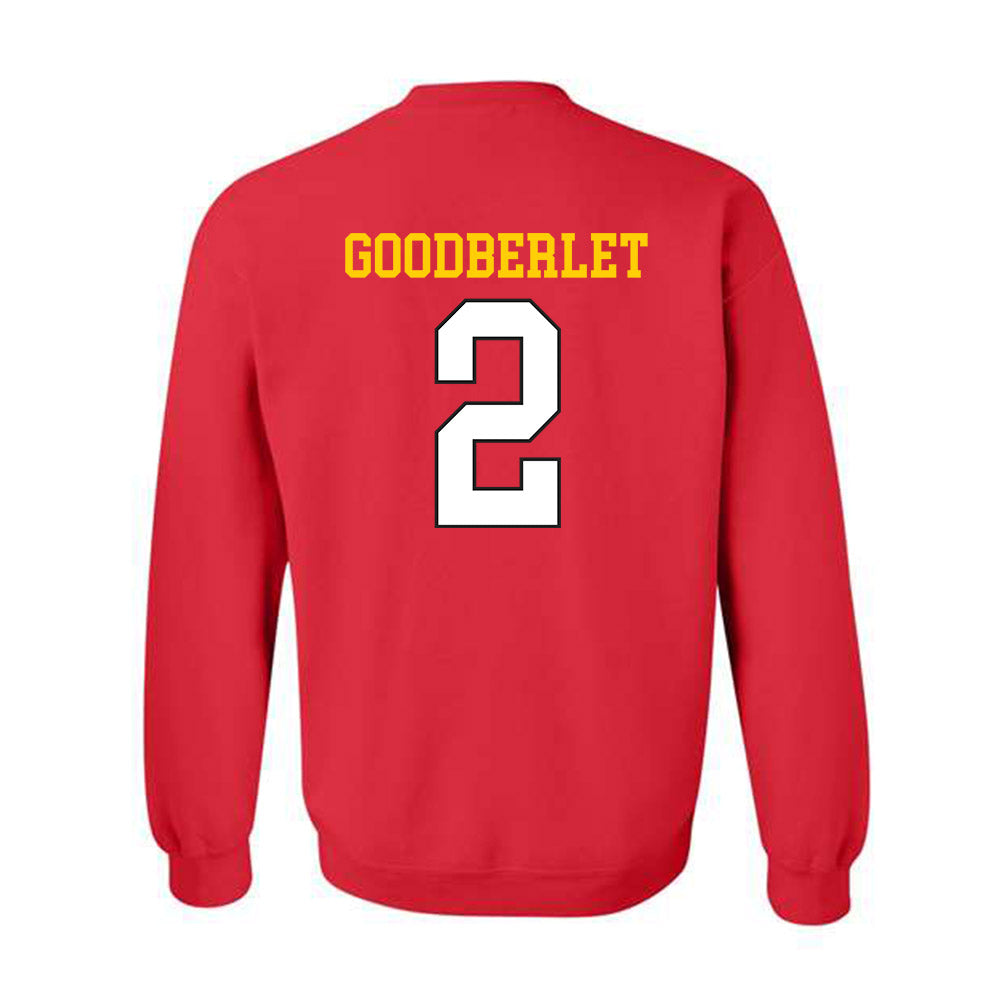 Maryland - NCAA Men's Lacrosse : Grady Goodberlet - Classic Shersey Crewneck Sweatshirt-1