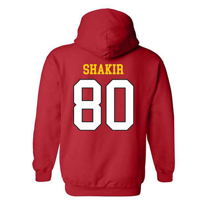 Maryland - NCAA Football : Ejani Shakir - Classic Shersey Hooded Sweatshirt-1