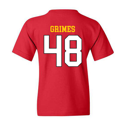 Maryland - NCAA Football : Darius Grimes - Classic Shersey Youth T-Shirt-1