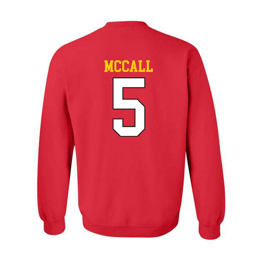 Maryland - Men's Basketball Alumni : Calvin McCall - Classic Shersey Crewneck Sweatshirt-1