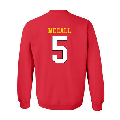 Maryland - Men's Basketball Alumni : Calvin McCall - Classic Shersey Crewneck Sweatshirt-1