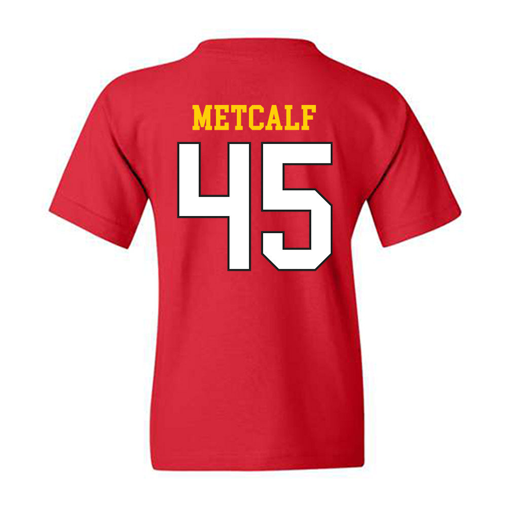 Maryland - NCAA Men's Basketball : Collin Metcalf - Classic Shersey Youth T-Shirt-1