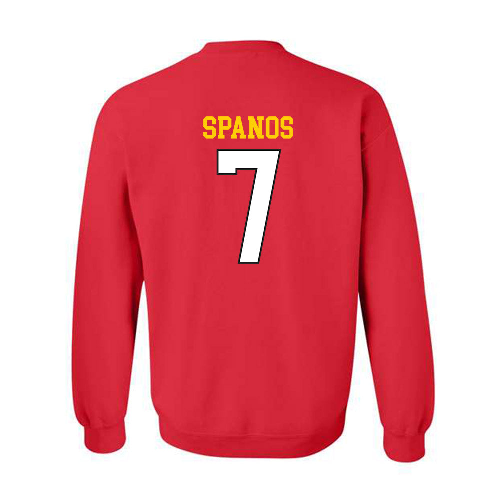 Maryland - NCAA Men's Lacrosse : Eric Spanos - Classic Shersey Crewneck Sweatshirt-1