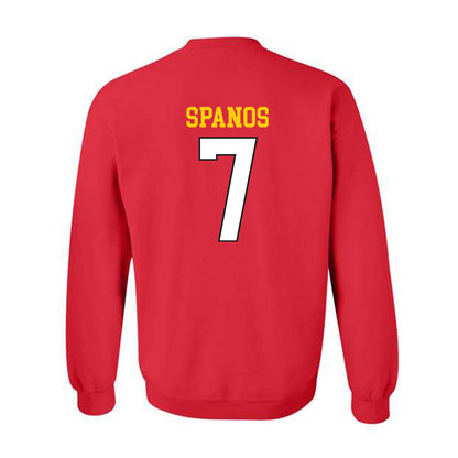 Maryland - NCAA Men's Lacrosse : Eric Spanos - Classic Shersey Crewneck Sweatshirt-1
