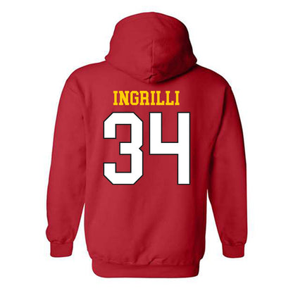 Maryland - NCAA Women's Lacrosse : Lyla Ingrilli - Classic Shersey Hooded Sweatshirt-1